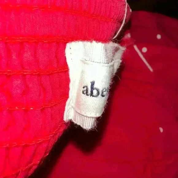 Abercrombie & Fitch Red Floral Dress Size L Kids - Picture 13 of 13